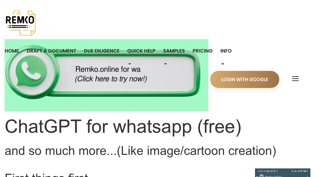 remko online (for Whatsapp) Top AI tools