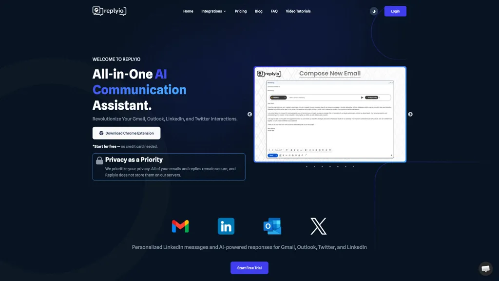 Replyio.com website