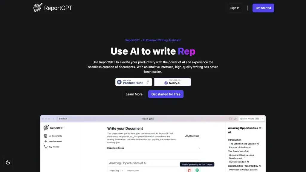 DocGPT AI Writer for Docs Top AI tools