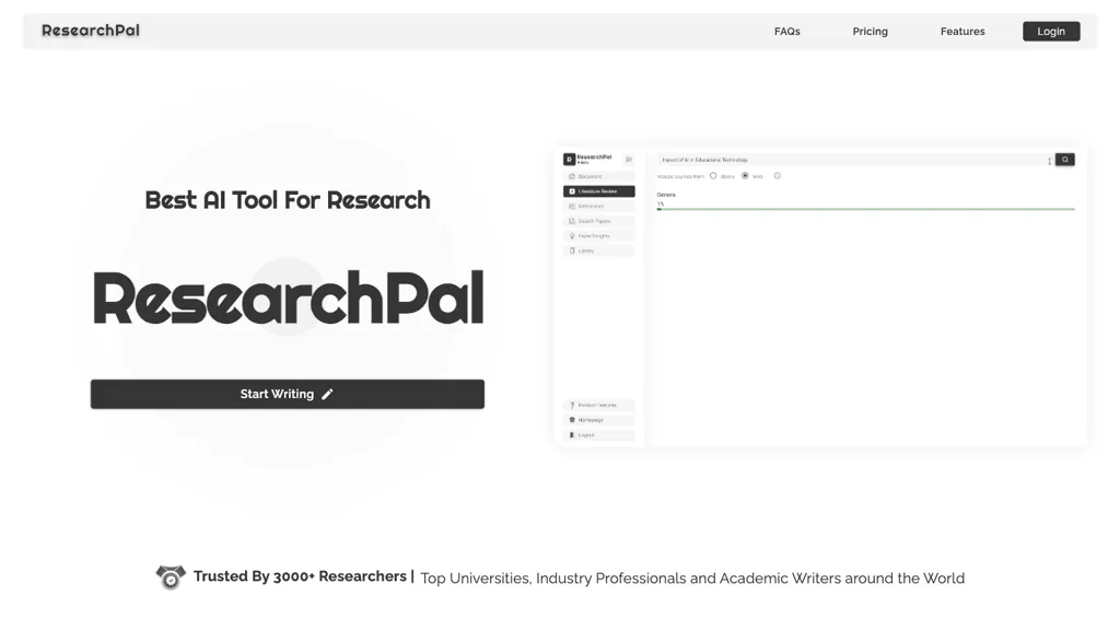 ResearchPal Top AI tools