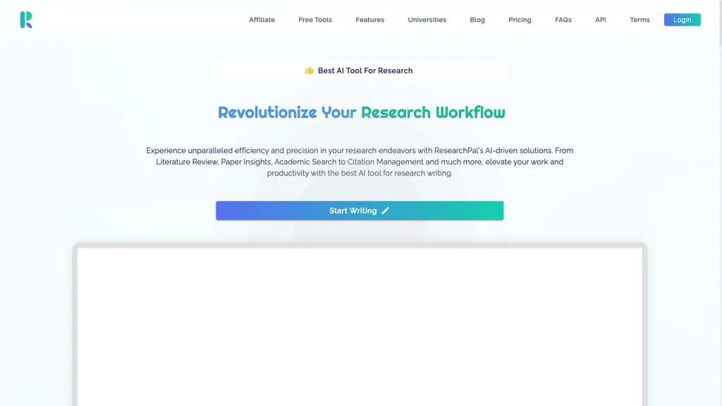 ResearchPal website