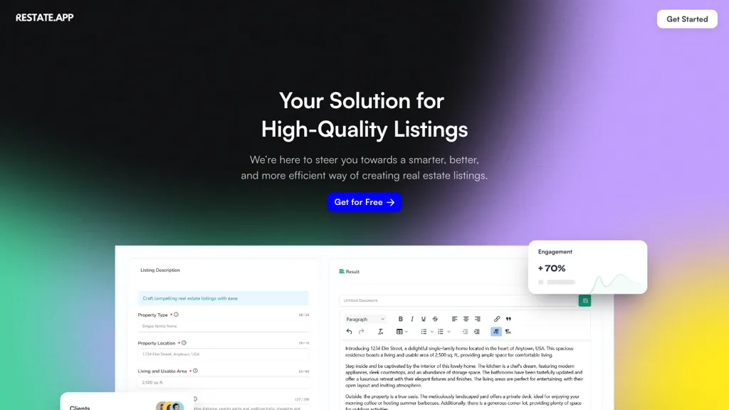 Restate website