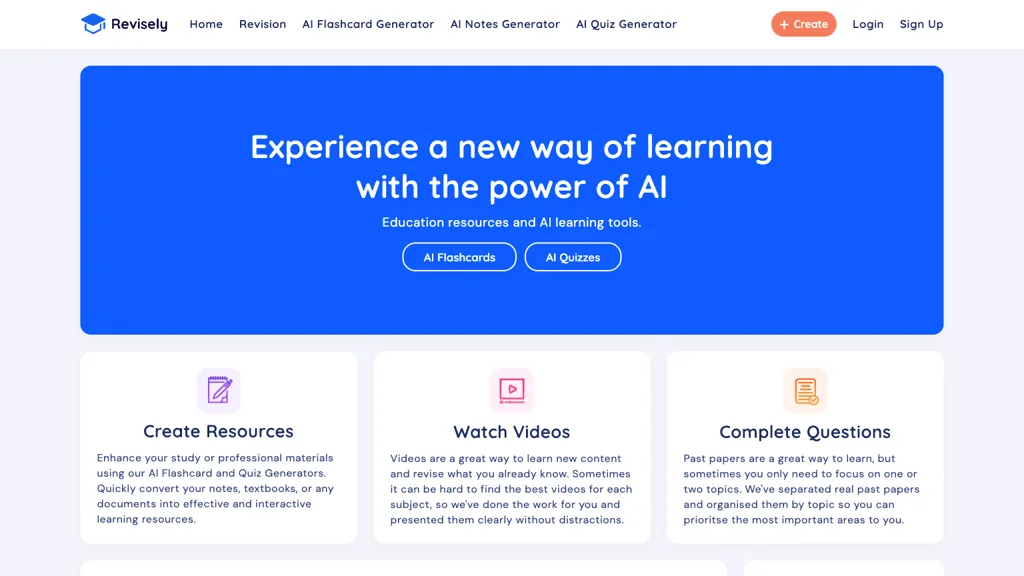 Revisely Top AI tools