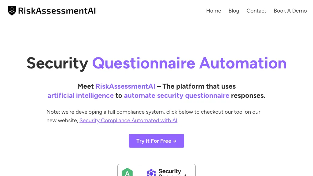RiskAssessmentAI Top AI tools