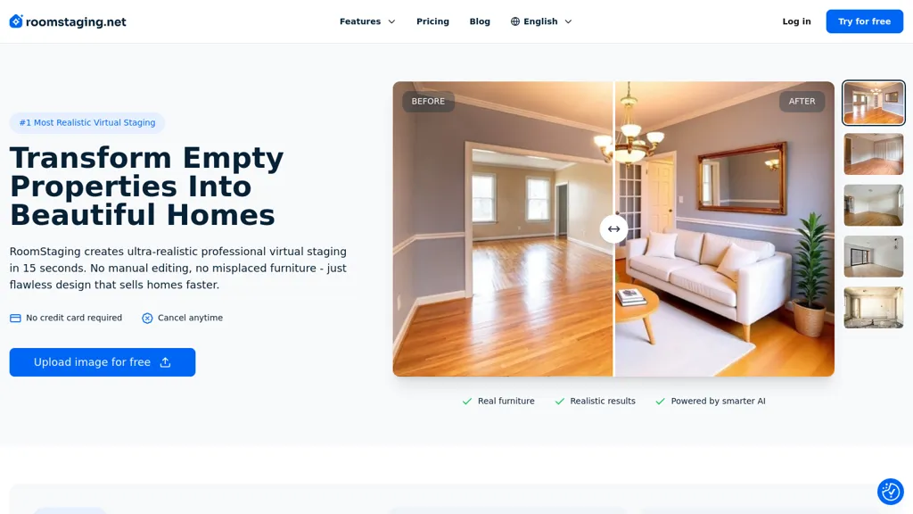 RoomStaging website