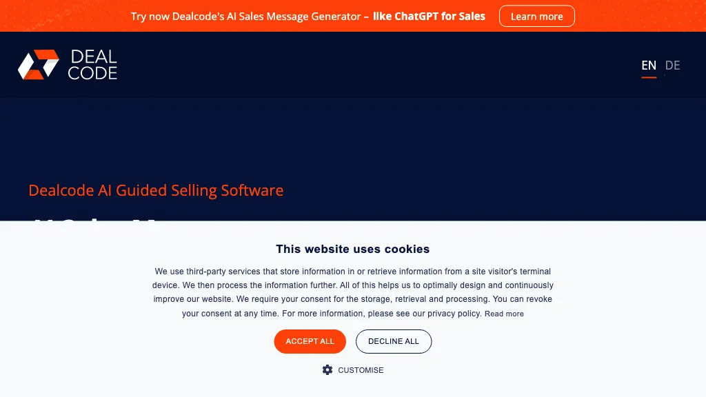 Sales AI message generator Top AI tools