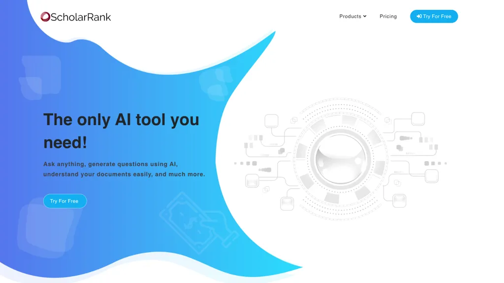 ScholarRank Top AI tools