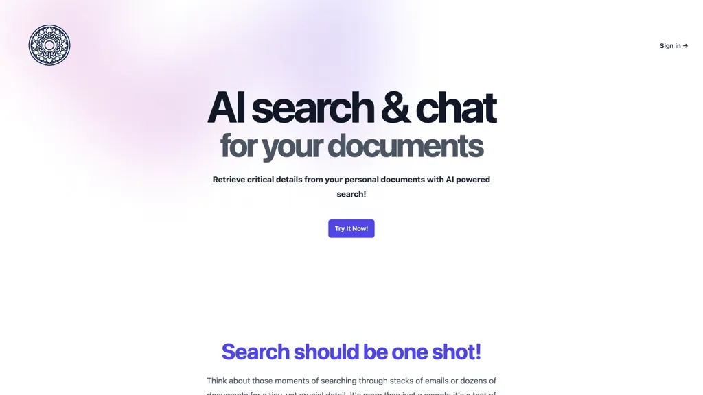 SearchMyDocs.ai Top AI tools