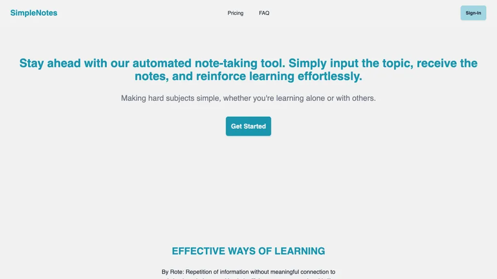 ScatteredNote Top AI tools