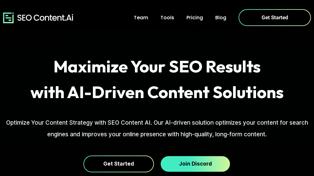 SEO Central Top AI tools