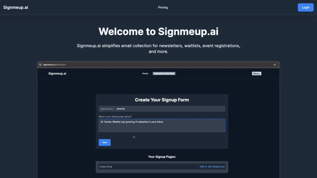 Signmeup.ai Top AI tools