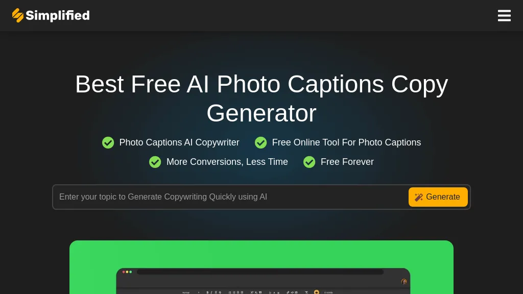 99 Image Caption Generator Alternatives