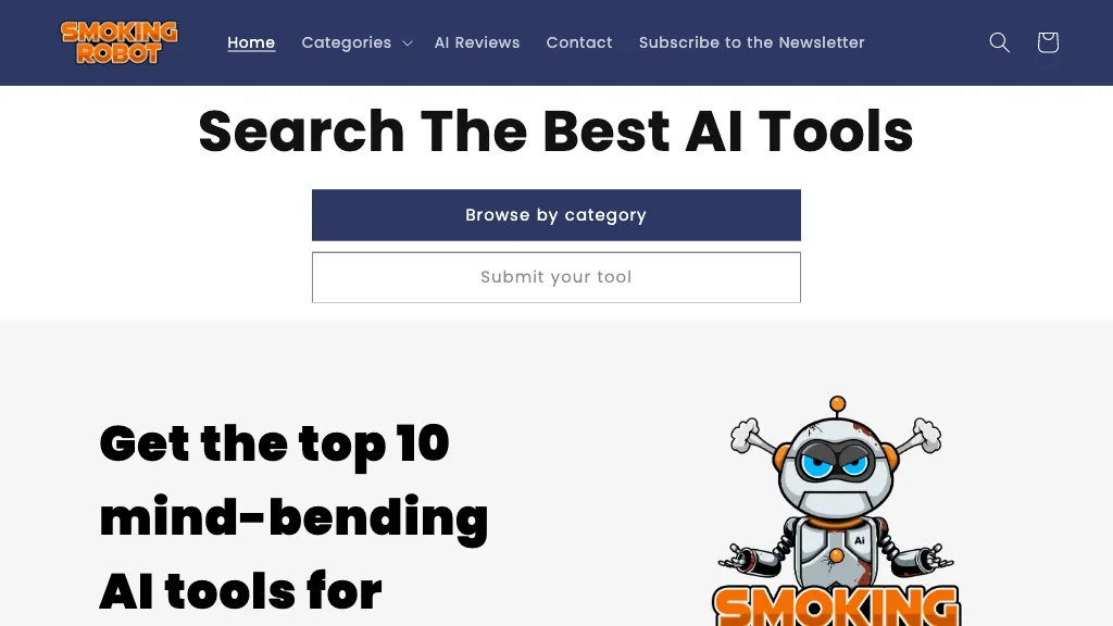 Smoking Robot - New AI Tools Database