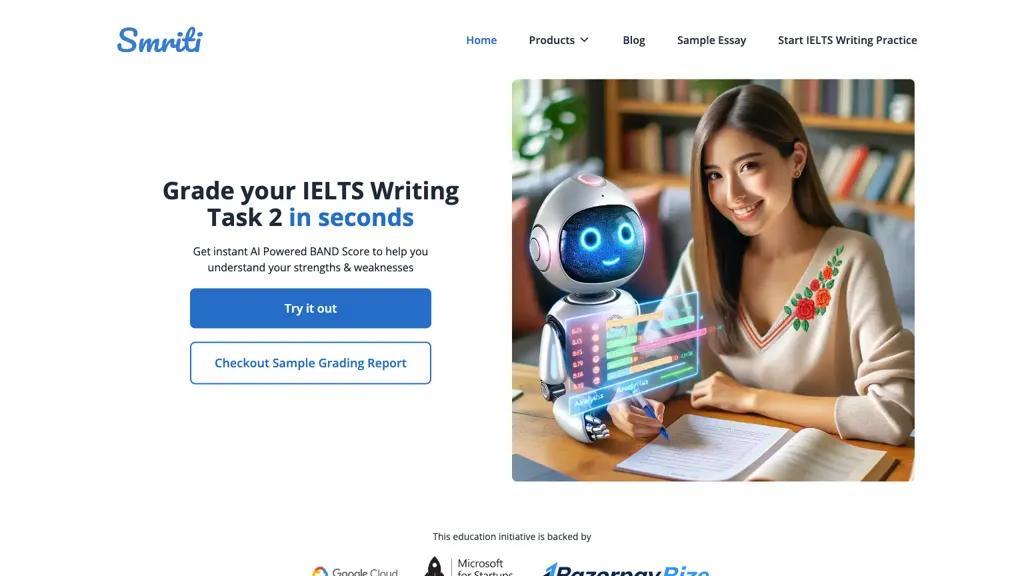 IELTS Writing Helper Top AI tools
