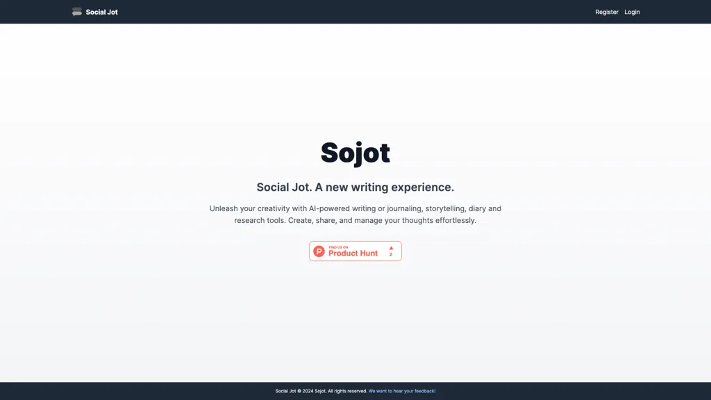 Sojot.ai website