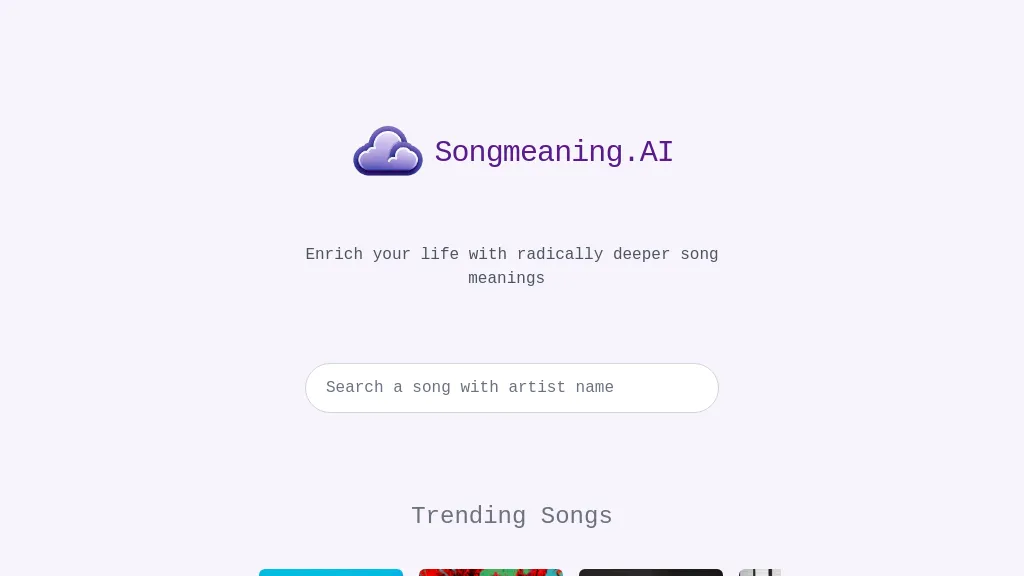 songmeaning.ai Top AI tools