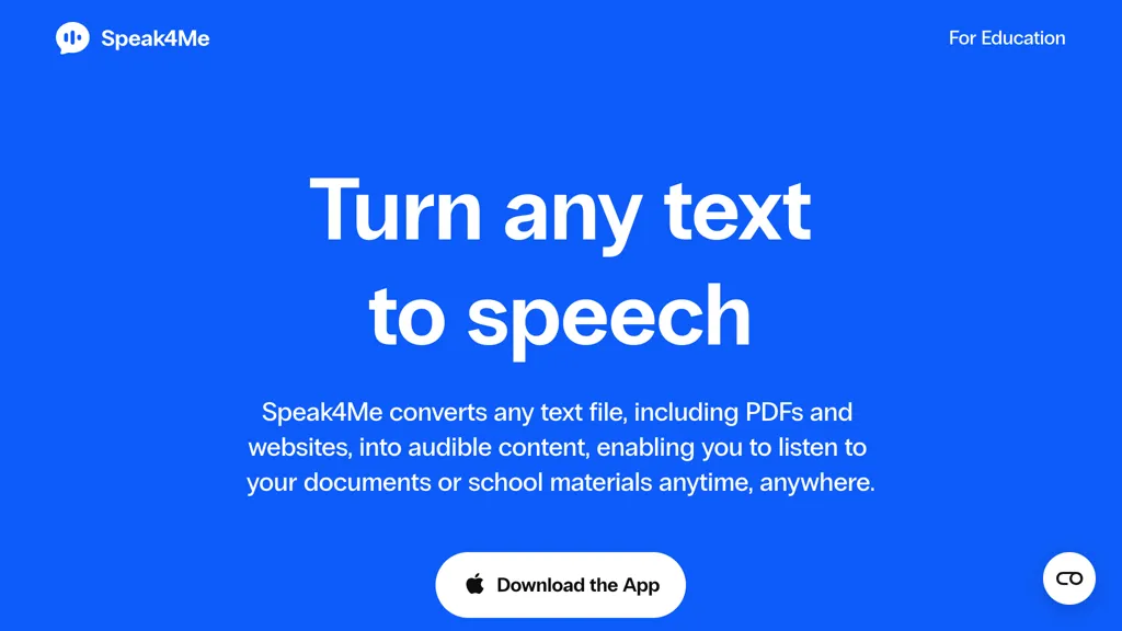 Speak4Me - Text to Speech