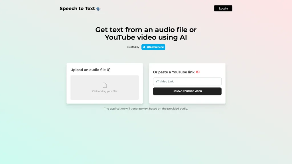 SpeechtoTextAI Top AI tools