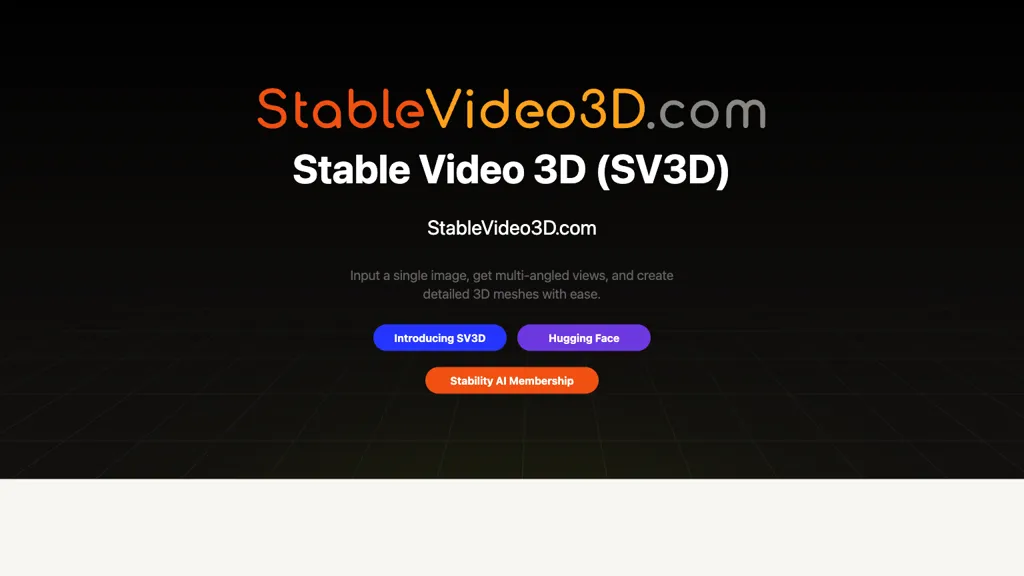 Stable Video 3D Top AI tools