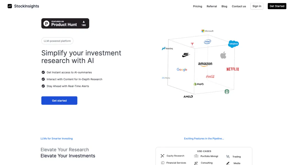investiment.io Top AI tools