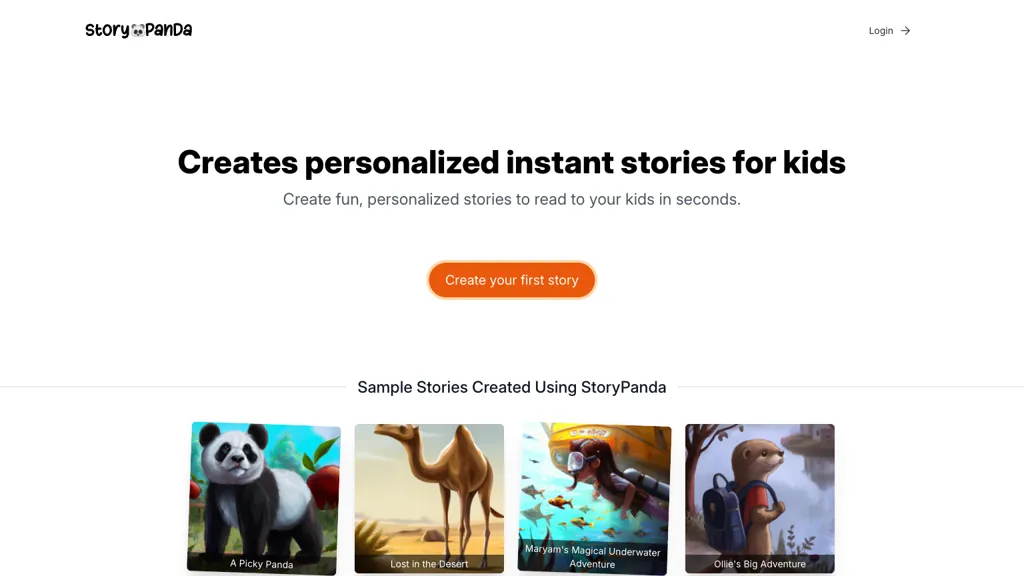 StoriesForKids.ai: Personalized Kid's Books using AI Top AI tools
