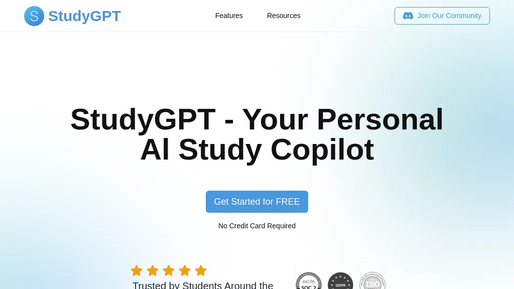 StudyGPT Top AI tools