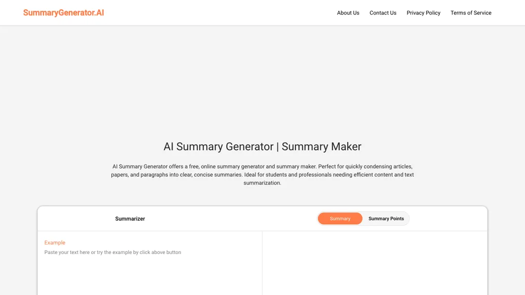 summarygenerator.ai Top AI tools