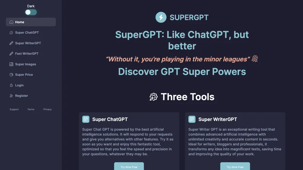 ChatGPT Super Top AI tools
