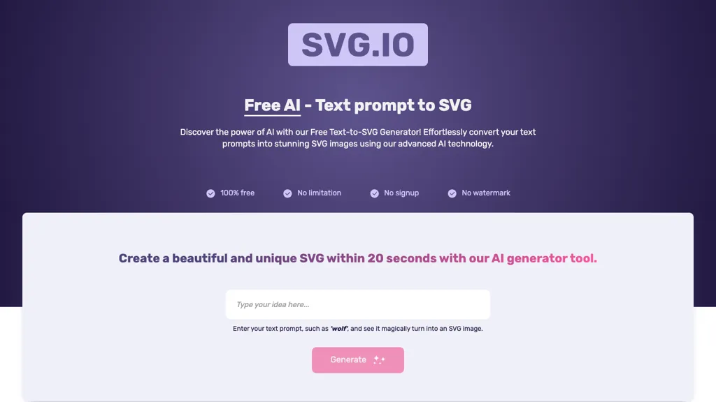 SVG.io Top AI tools