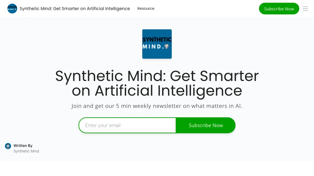 Synthetic Mind: Get Smarter on Artificial Intelligence