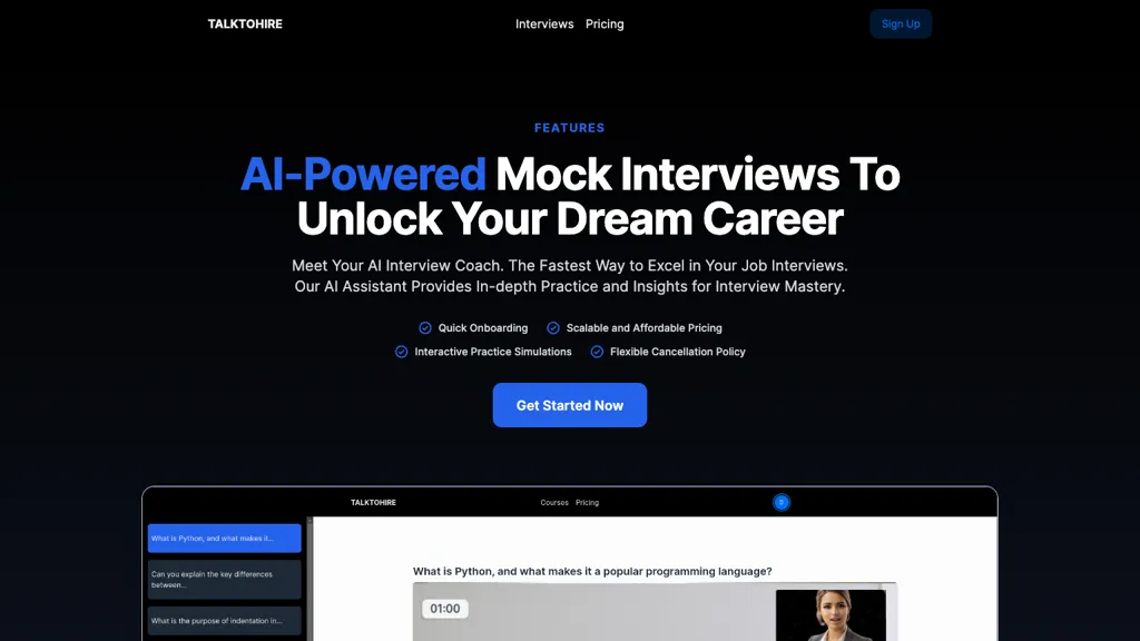 Mock Interviewer AI Top AI tools