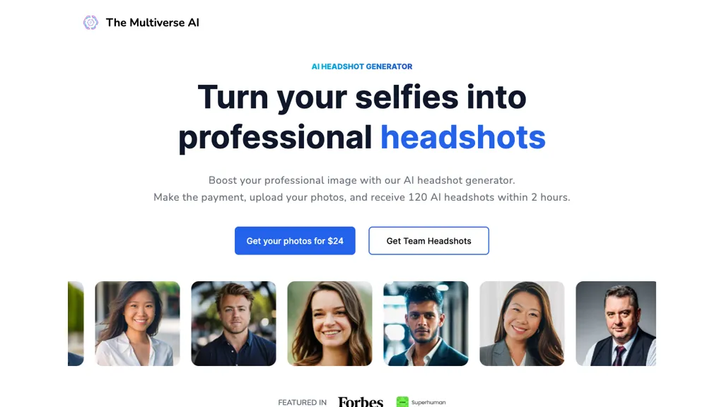 HeadshotGenerator.io Top AI tools