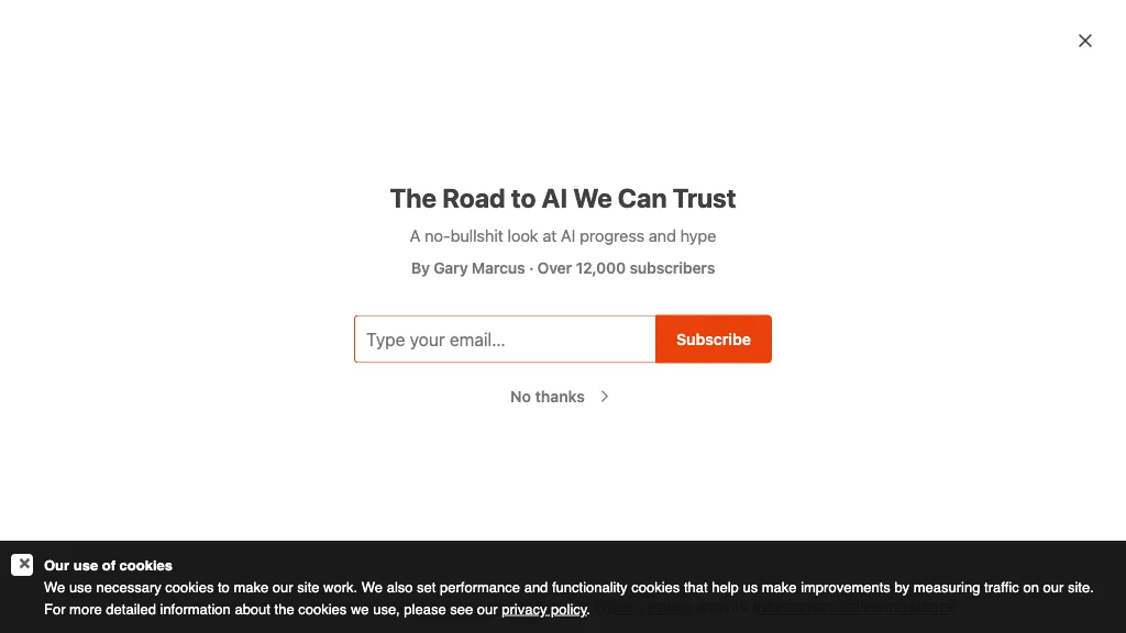 The Road to AI We Can Trust