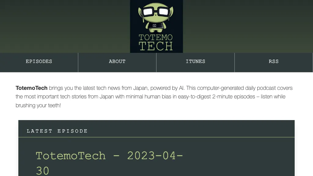 TotemoTech website
