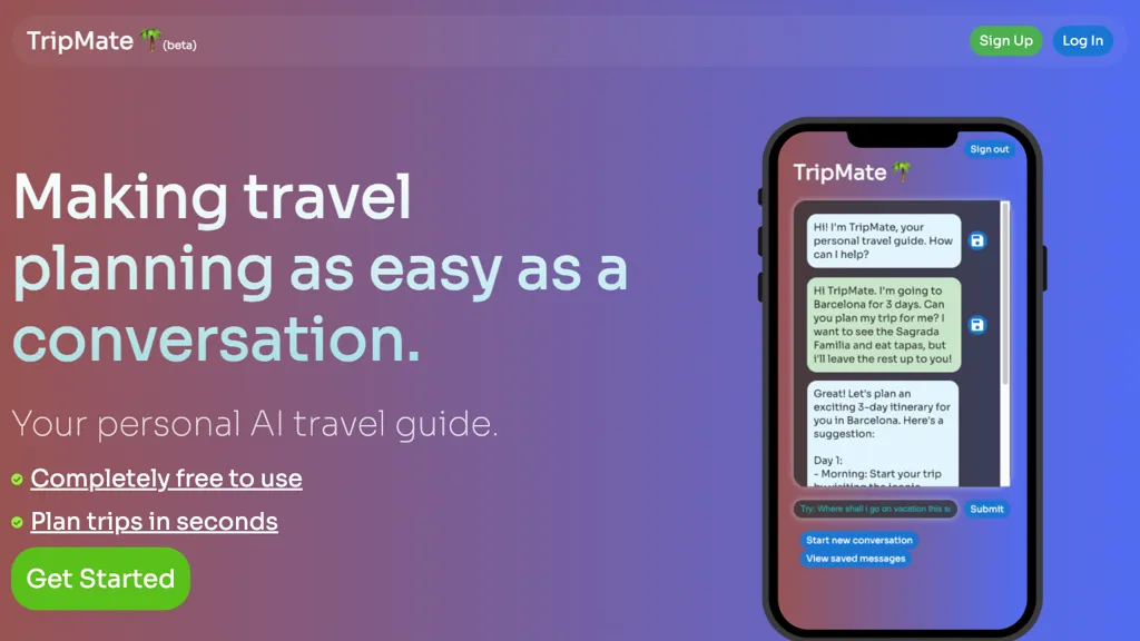 Travel Mate Top AI tools