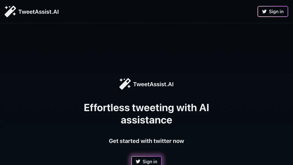 تطبيق Tweet Assist