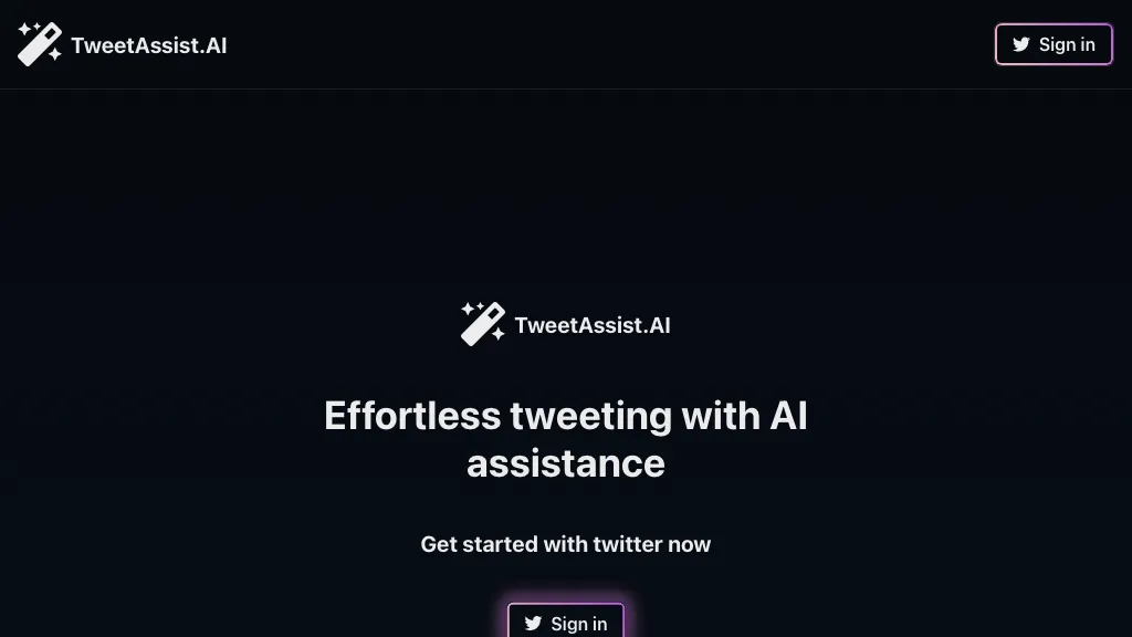 Tweet Assist app