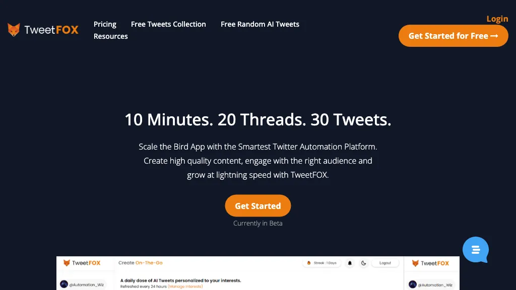 Tweetfox Top AI tools