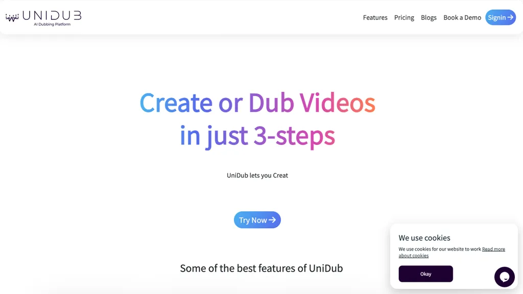 UniDub.co Top AI tools