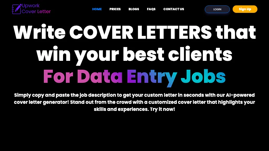 Cover-letter generator with AI Top AI tools