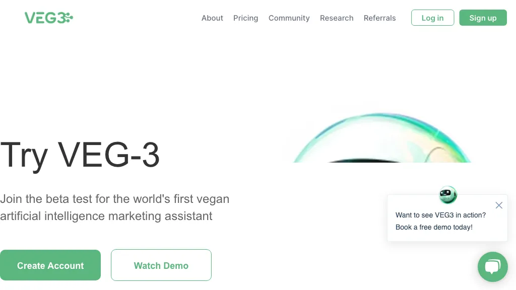 VEG3 website