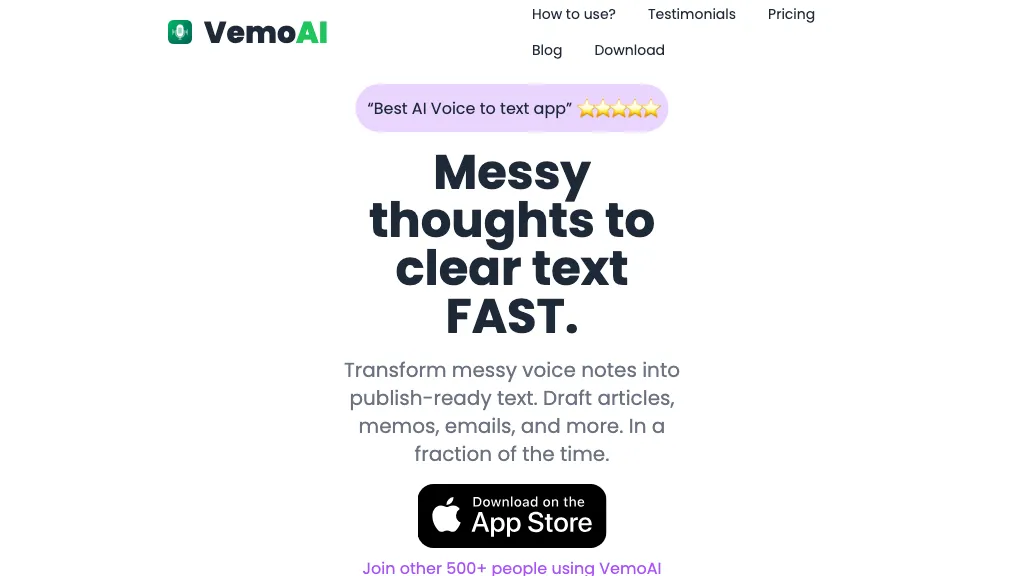 VemoAI Top AI tools