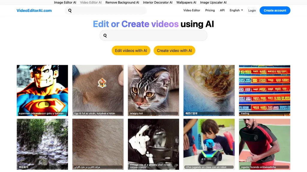 Edit Videos Online Top AI tools