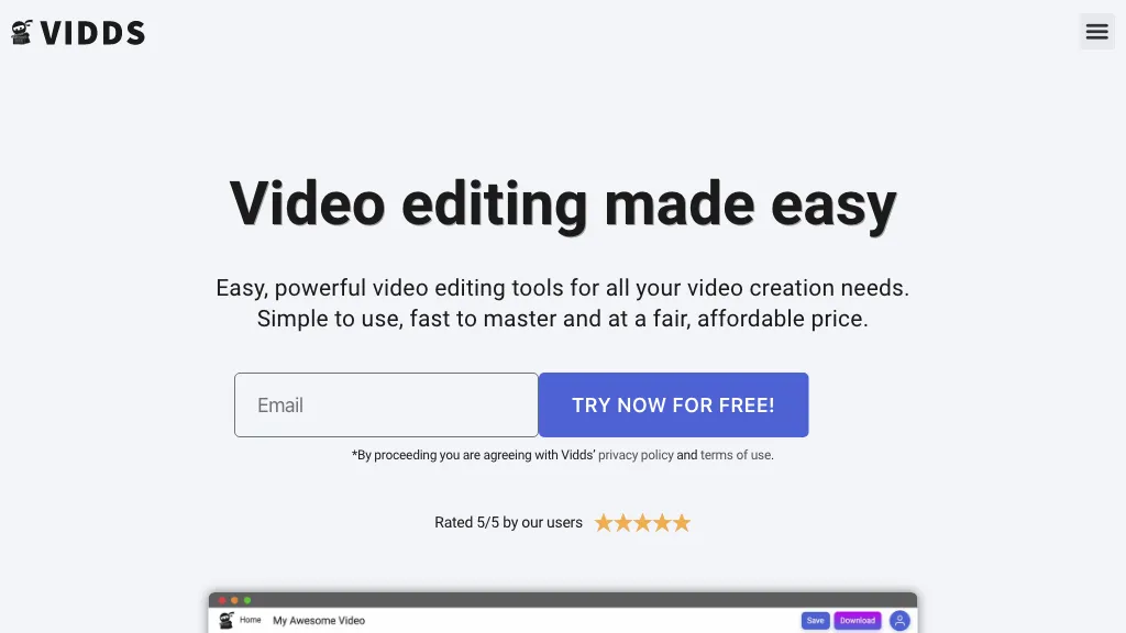 Video Editor by Vidds
