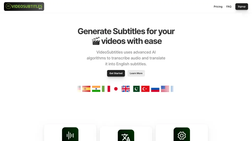 Video Subtitles Top AI tools