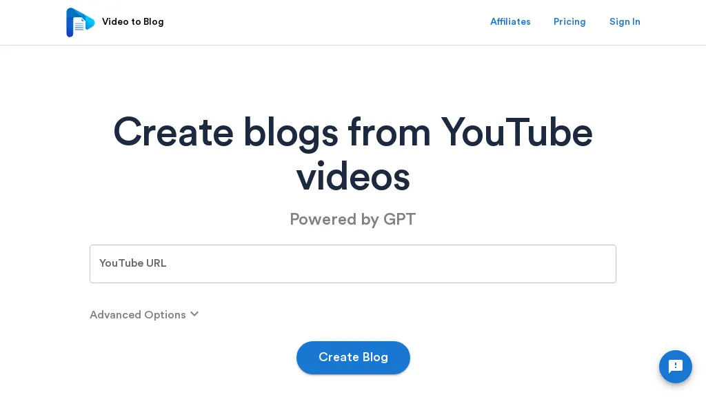 BlogToVideoAI Top AI tools