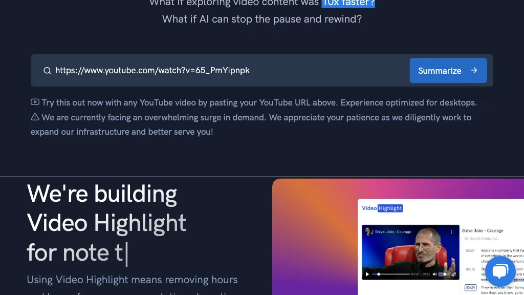 Summarize-Youtube Video Summarizer Top AI tools