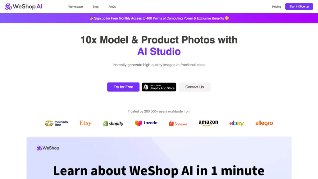 WeShop Top AI tools