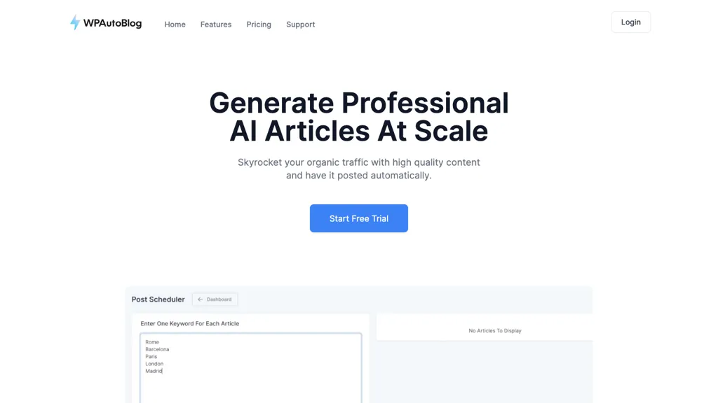 Auto Blogging Top AI tools