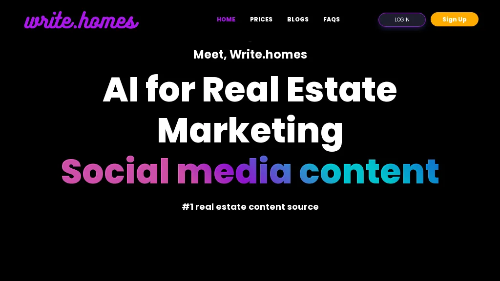 Realtor Blogs Top AI tools